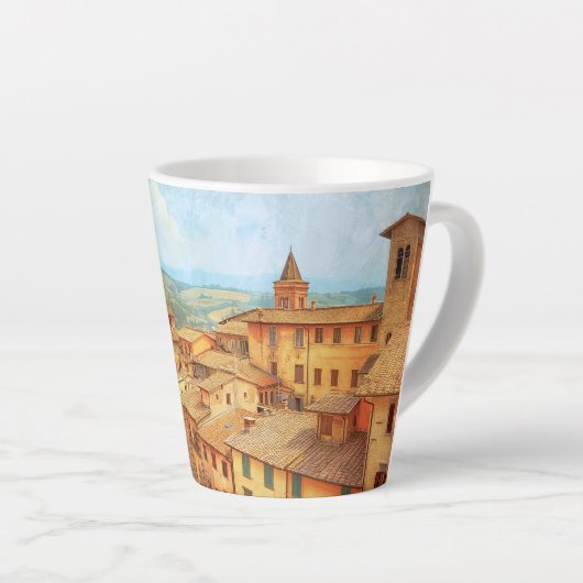 Toscane Latte Mug (Angle droit)
