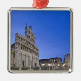 Toscane, Lucca, Piazza San Michele bij zonsopgang Metalen Ornament