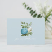 Toscane Mediterraanse stijl Save the Date Kaarten (Staand voorkant)