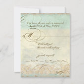 Toscane Olive Tree n Swirl - Weddenschap met RSVP (Voorkant)