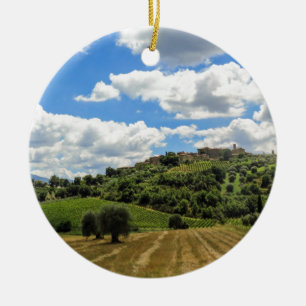 Toscane, panoramisch landschap - Italië Keramisch Ornament