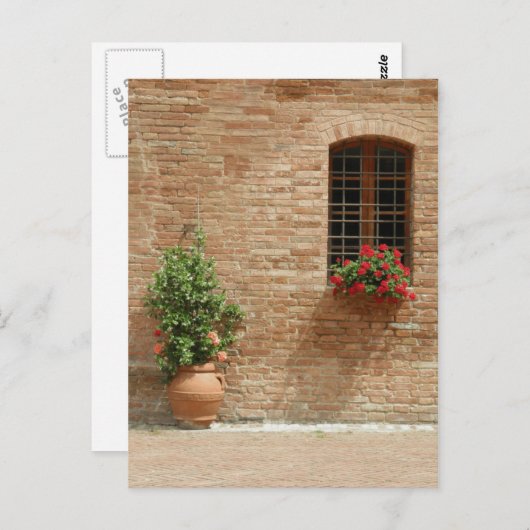 Toscane planten briefkaart (Voorkant / Achterkant)