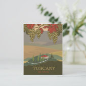 Toscane, regio Val d'Orcia, Italië, reizen Briefkaart (Staand voorkant)