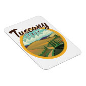 Toscane reizen logo magneet (Rechterzijde)