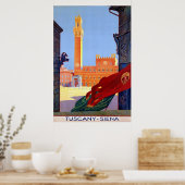 Toscane ~ Siena ~ Italiaans reizen Poster (Keuken)