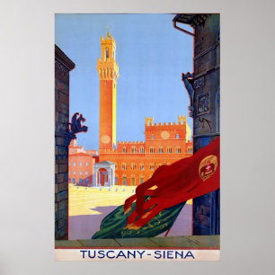 Toscane ~ Siena ~  Italiaans reizen Poster