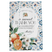 Toscane Tegel Citrus Sinaasappel Italiaans Grieks  Medium Cadeauzakje (Achterkant)