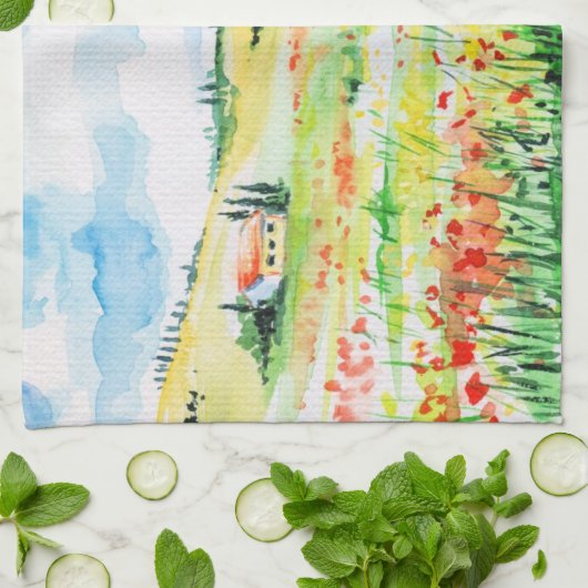 Toscane Theedoek (Gevouwen)