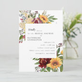 Toscane Toscane Invitation de douche nuptiale (Debout devant)