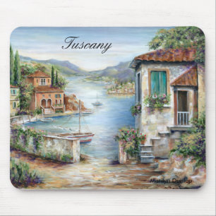 Toscane Villas door het meer Muismat