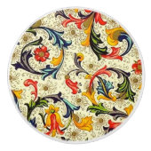 Toscane Vines Ceramic Knob. Keramische Knop (Voorkant)