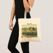 Toscane Vineyard en Villa Tote Bag (Voorkant (product))