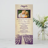 Toscane Vintage Vignoble Programmes de mariage (Debout devant)