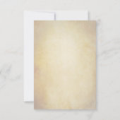 Toscane Winery Rustic Vineyard Wedding RSVP-kaarte RSVP Kaartje (Achterkant)