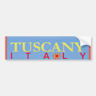 Toscany Italië Poster Bumpersticker