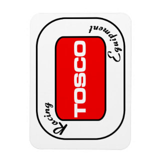 TOSCO Racing 3" x 4" magneet