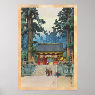 Toshogu Shrine Hiroshi Yoshida japanese fijne kuns Poster