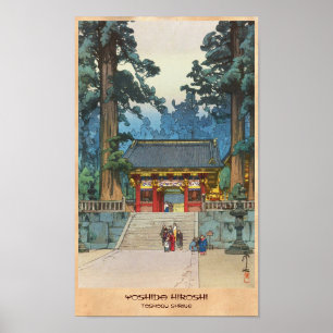 Toshogu Shrine Hiroshi Yoshida japanese fijne kuns Poster