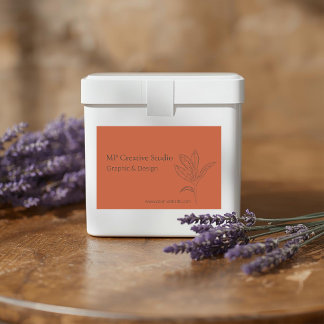 Toskana Rustic Elegance Voedselcontainer Etiket