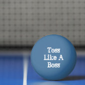 Toss as a boss Beer Pong Pingpongballen (Net)