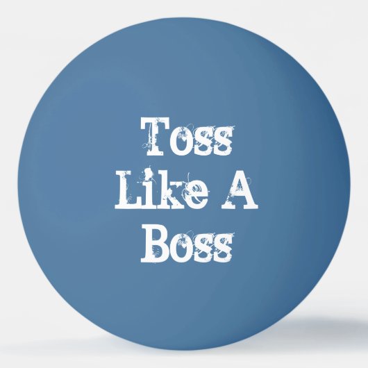 Toss as a boss Beer Pong Pingpongballen (Voorkant)