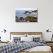 TOSSA DE MAR Plaats in de Costa Brava. Canvas Afdruk (Insitu (Slaapkamer))