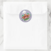 Tossing Salad Ronde Sticker (Tas)