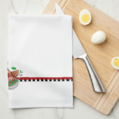 Tossing Salad Theedoek (Quarter Fold)