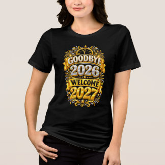 Tot 2026, welkom 2027 Oud en Nieuw Feest Tri-Blend Shirt