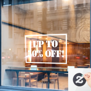 Tot 50% verkoop gebarentaal raamsticker