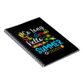 Tot 5e klas Hallo zomer laatste schooldag. Notitieboek (Rechterzijde)