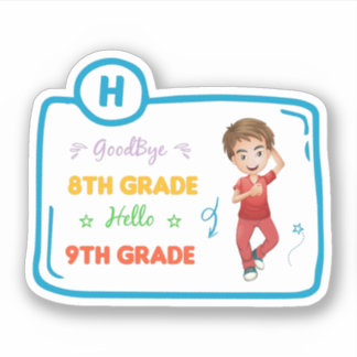 Tot 8 graden hallo 9 graden sticker