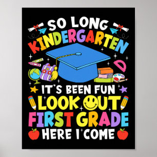 Tot dag Kleuterschool Afstuderen Eerste Klas Hier  Poster