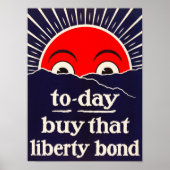 Tot dag koop je die Vintage Poster voor een vrijhe (Voorkant)