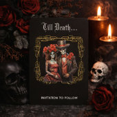 Tot de Dood Dia De Los Muertos Datum Opslaan Save The Date