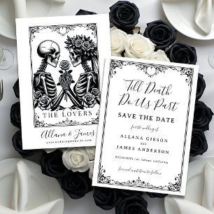 Tot de dood Doe ons deel Tarot Bruiloft Save the D Date