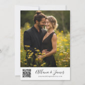 Tot de dood Doe ons deel Trouwfoto Save the Date (Achterkant)