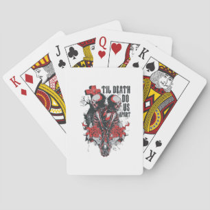 Tot de dood doen we het niet. pokerkaarten