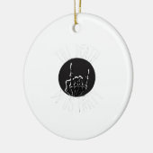 Tot de dood doet ons feest klassieker keramisch ornament (Links)