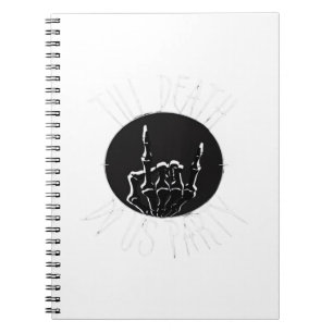 Tot de dood doet ons feest klassieker notitieboek