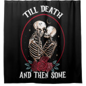 'Tot de dood douchegordijn (Voorkant)