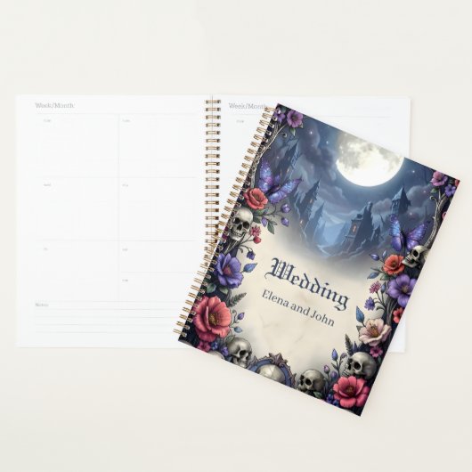 Tot de dood en het maanlicht ons verenigen. planner (Display)
