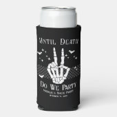 Tot de dood feesten we Gothic bruiloft vrijgezelle (Seltzer Voorkant)