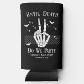 Tot de dood feesten we Gothic bruiloft vrijgezelle (Achterkant)