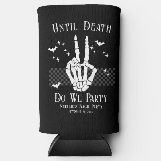 Tot de dood feesten we Gothic bruiloft vrijgezelle (Voorkant)