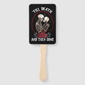 'Tot de dood hand fans Handwaaier (Voorkant)