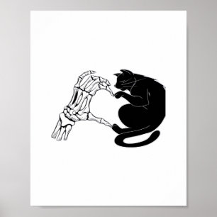 Tot de dood katten doen ons deel klassiek poster