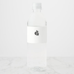 Tot de dood maakt ons deel uit van de bruiloft kla waterfles etiket