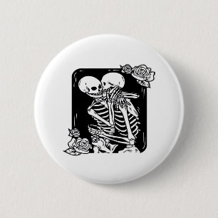 Tot de dood maakt ons grappig ontwerp ronde button 5,7 cm