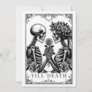 Tot de dood maken we deel uit Tarot bruiloft uitno Kaart